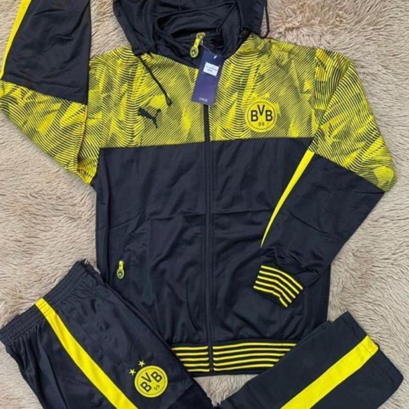 Conjunto de time EUROPEU com patrocinio Borussia Dortmund | Shopee Brasil