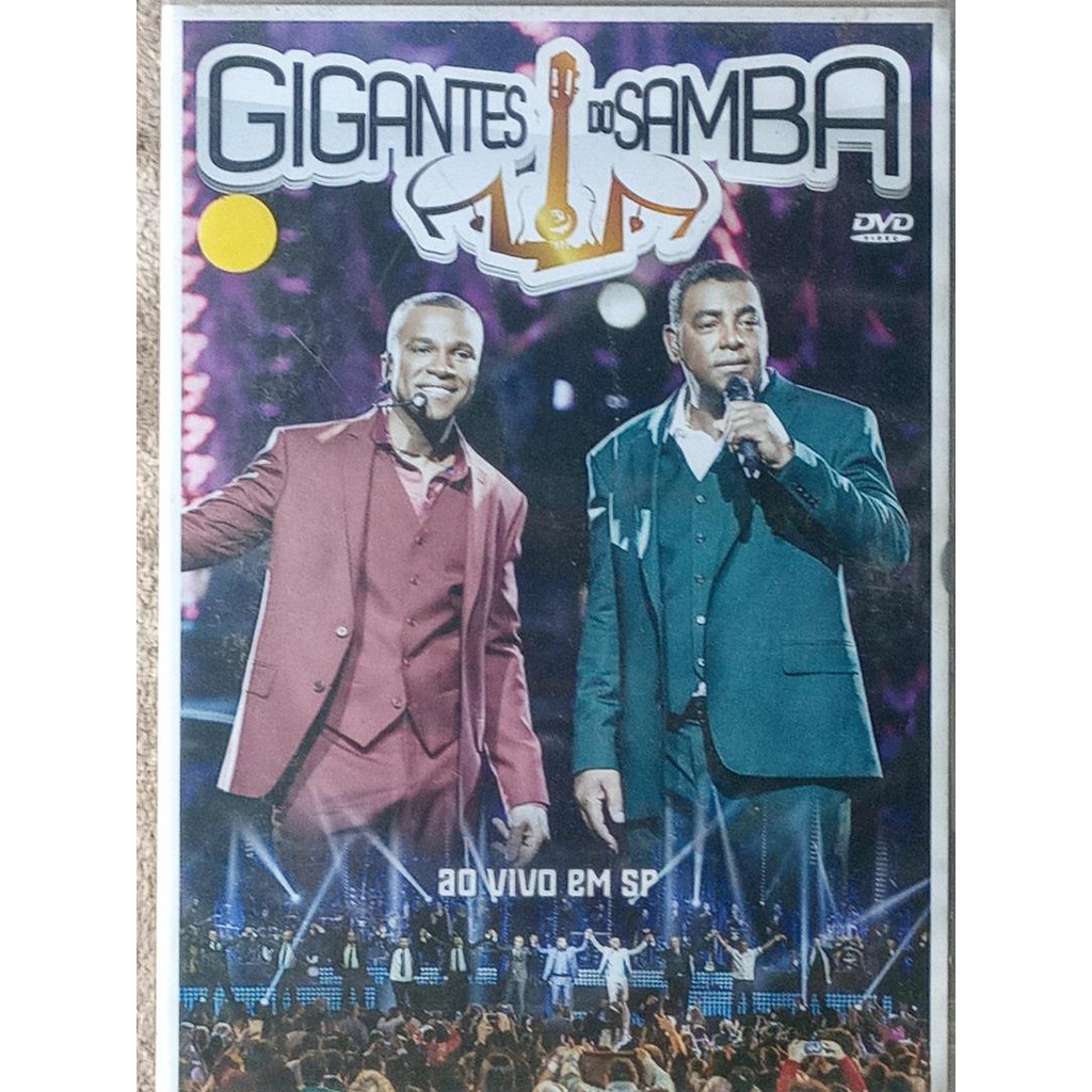 Dvd Show Gigantes Do Samba Ao Vivo Em Sp Shopee Brasil