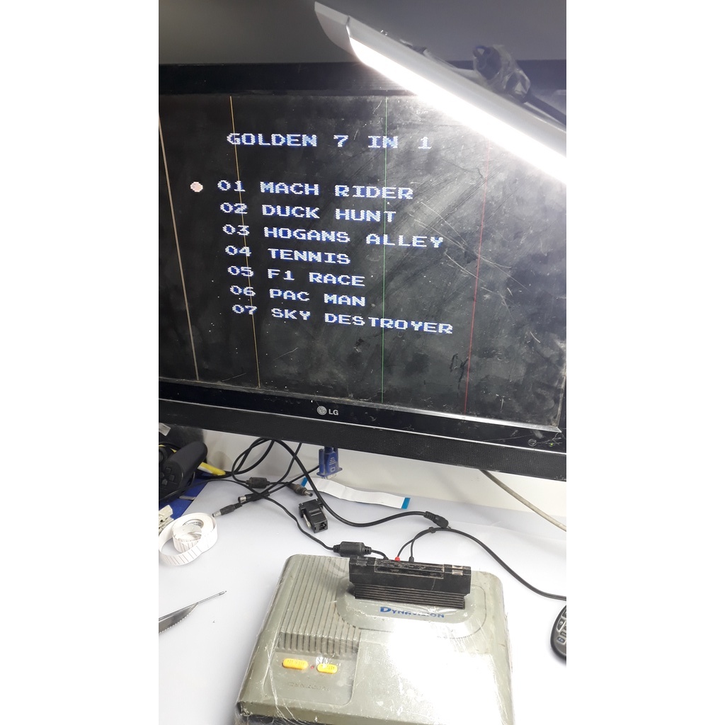 JOGO NINTENDINHO NES GOLDEN 7 EM 1 H14