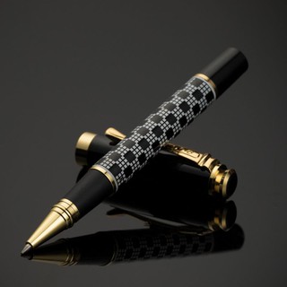 BHT 0.5mm Black Metal Ballpoint Pen Men Business Student Present