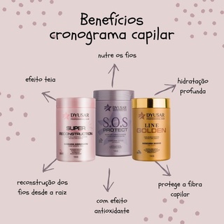 Terapia Capilar KIT Hidratação+Reconstrução+Nutrição DYUSAR