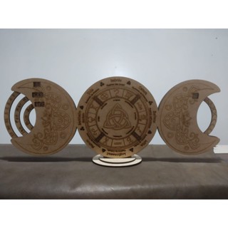 Calendário Roda do Ano wicca bruxaria witch witchcraft year wheel calendar Calendário Permanente e Roda do Ano Triluna Deusa FASES DA LUA MDF em Oferta na Shopee