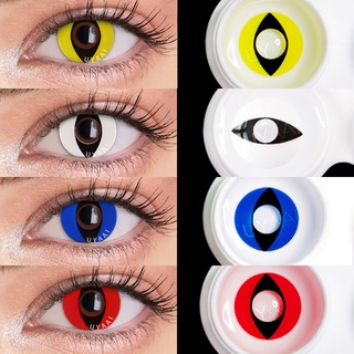 UYAAI Lente Olho de Gato Cosmético Lentes De Contato Colorido para Maquiagem Cosplay/Festa / Anime 2 Peças / 1 Par