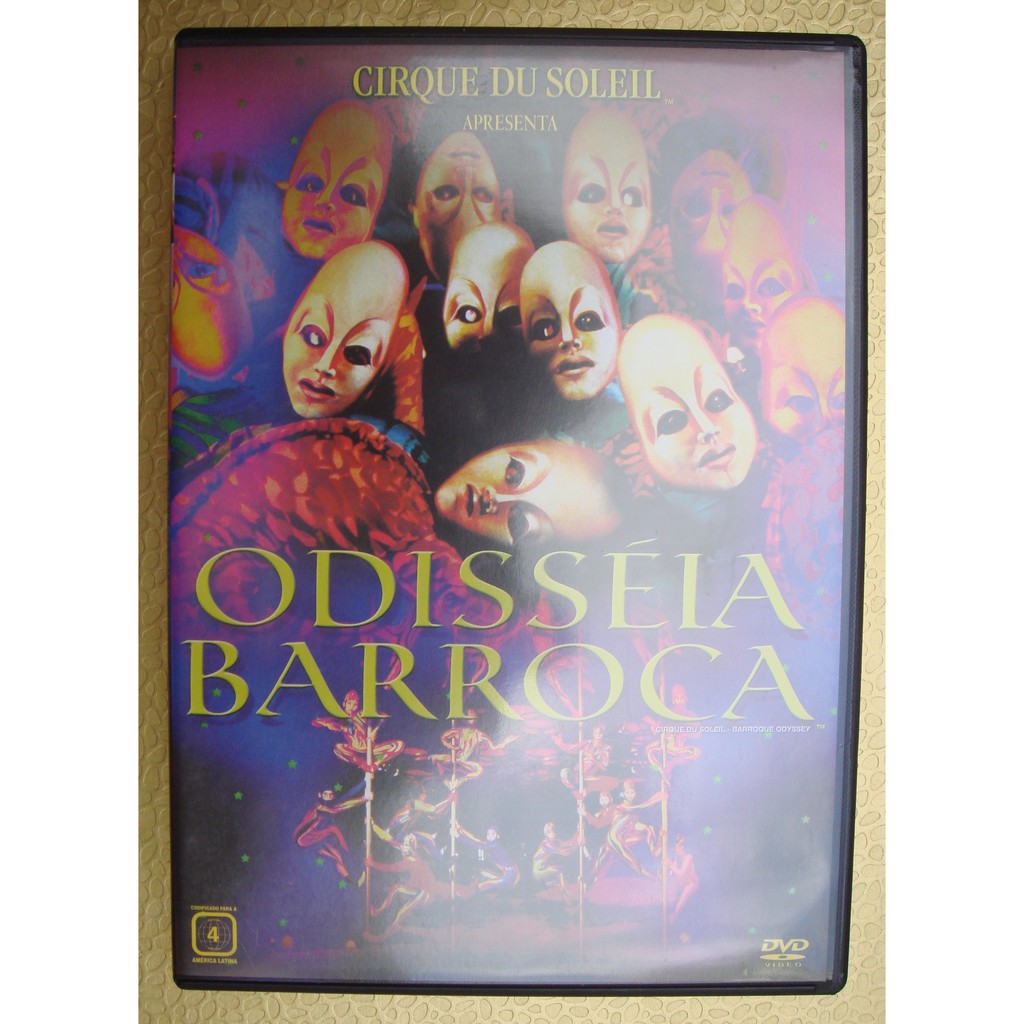 Dvd - Cirque Du Soleil - Odisséia Barroca -