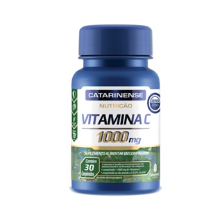 Vitamina C 1000mg 30 Comprimidos - Catarinense em Oferta na Shopee
