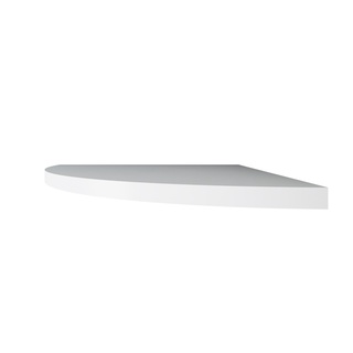Prateleira De Canto Em Mdp 15 Mm Com Suporte Invisível, prateleira para quina de parede, prateleira para canto de parede, prateleira pequena para cozinha, prateleira flutuante, apoiio par atempero cozinha, prateleira com parafusos embutido,
