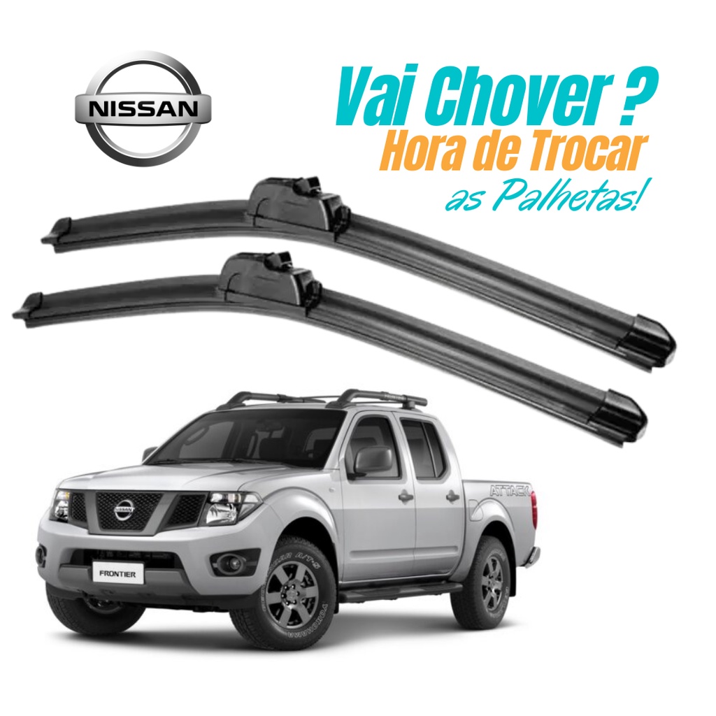 Par Palheta Limpador Parabrisa Nissan Frontier 2008 2009 2010 2011 2012 2013 2014 2015 2016 2017 em Oferta na Shopee