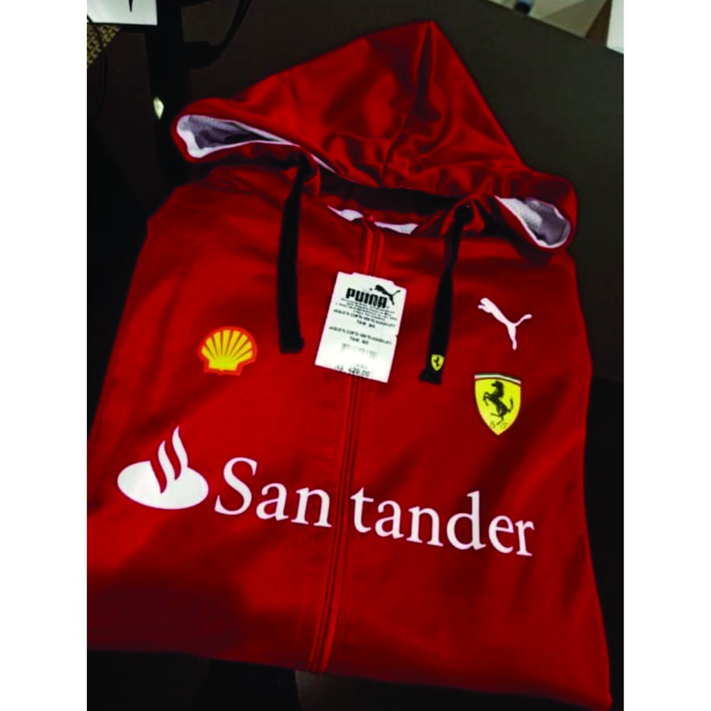 Blusa de store frio ferrari santander