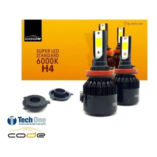 Kit Super Led Tech One Code 6000k 12v H1 H3 H4 H7 H8 H11 Hb4 em Oferta na Shopee