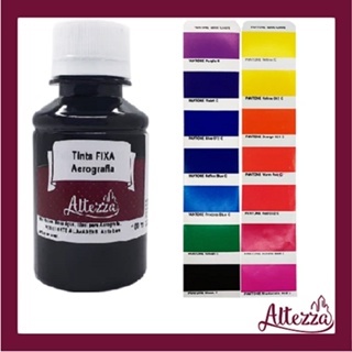 Tinta Aerógrafo Alta Pigmentação 100ml ( F I X A ) 13 Cores em Oferta na Shopee
