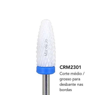 Broca de cerâmica - Modelo CRM-2301 para curvatura das unhas em Oferta na Shopee