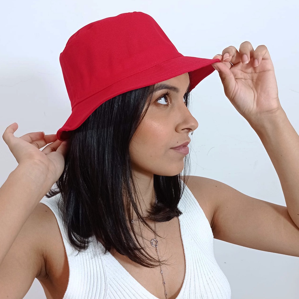 Chapeu Boné Bucket Hat Das Blogueiras Feminino Moda Praia