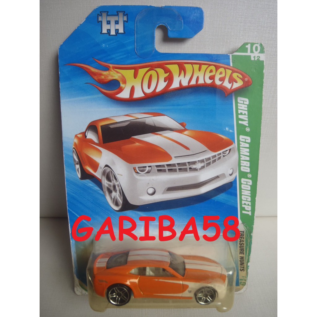 Diecast & Toy Vehicles #10/12 Hot Wheels 2010 Treasure Hunt Chevy Camaro  Concept TO3368441