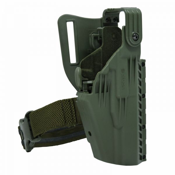 Coldre Hunter I Mid-Ride Adaptador Perna Polímero Bélica - Verde
