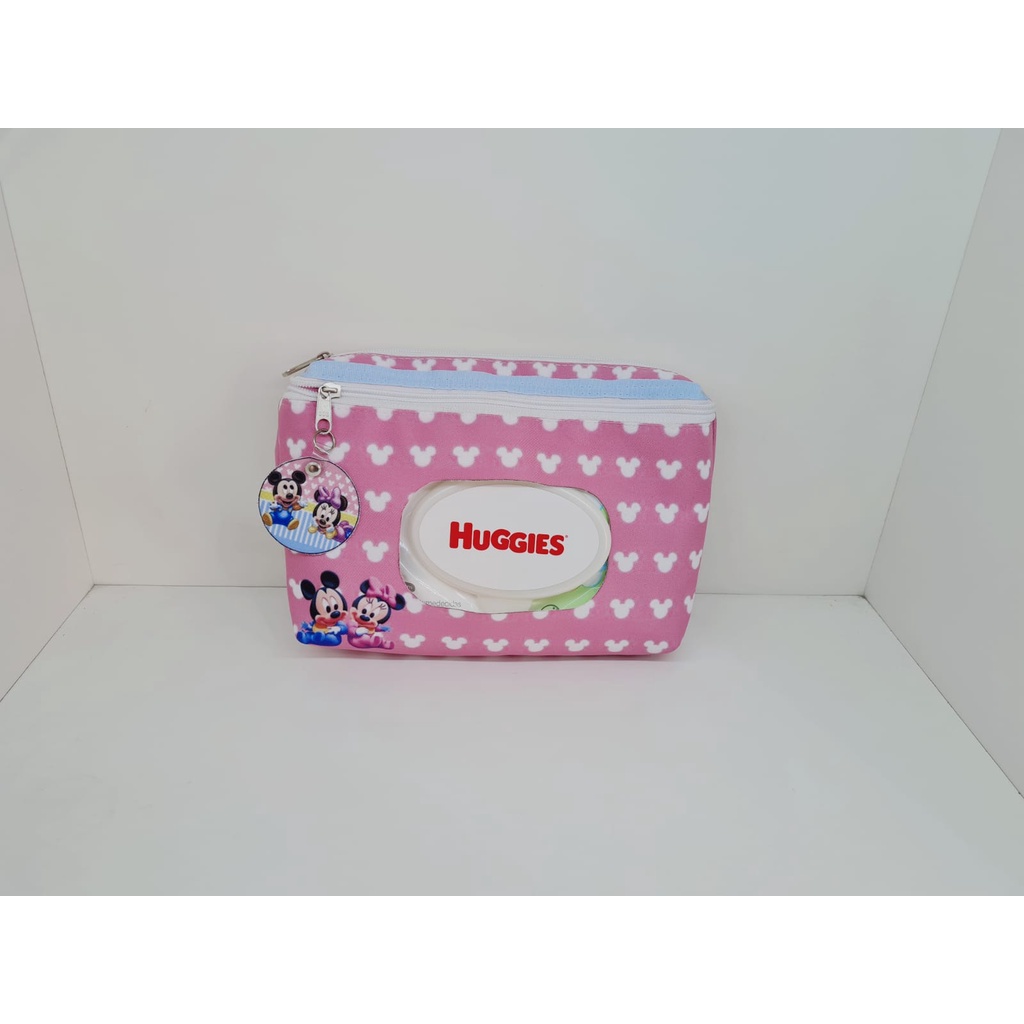 Porta lenço umedecido minnie e mickey baby