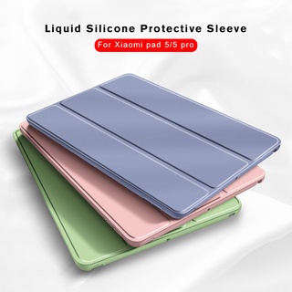 Xiaomi Sólidos PU Couro Suporte Magnético Do Caso Da Aleta Para Xiao Mi Pad 5 Pro Shell Capa Tablet Proteger Fundas