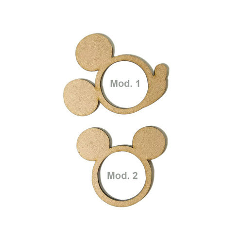 150 Anel Porta Guardanapo Do Mickey Mouse - Mdf