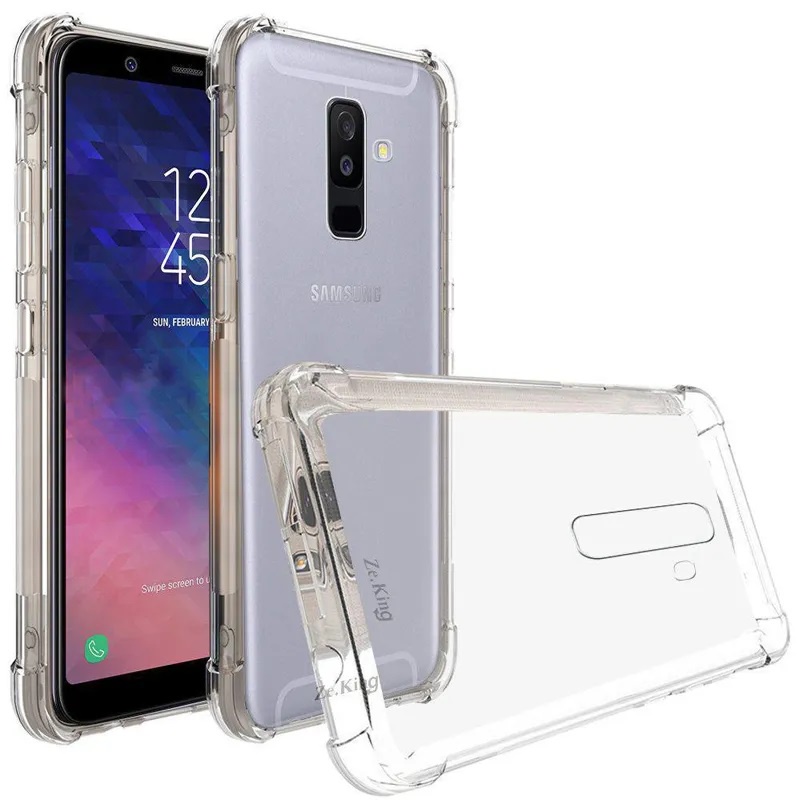 Capa Transparente TPU Silicone Samsung Galaxy A6 2018 Bordas Reforçadas Anti-impacto Antichoque
