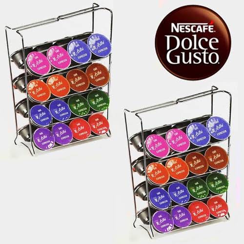 Suporte para cápsulas de café Dolce Gusto Cromado Arthi.