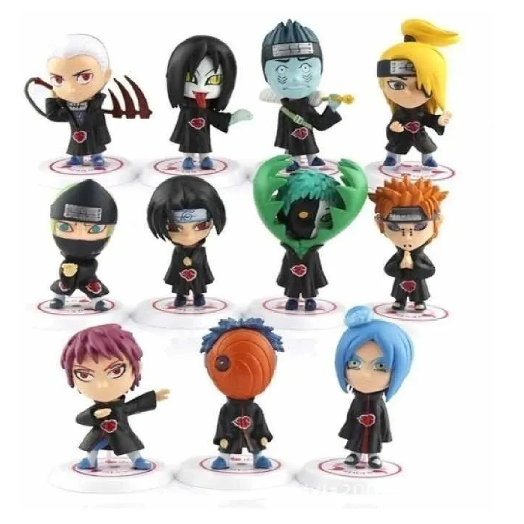 Bonecos Akatsuki - Miniaturas | Shopee Brasil