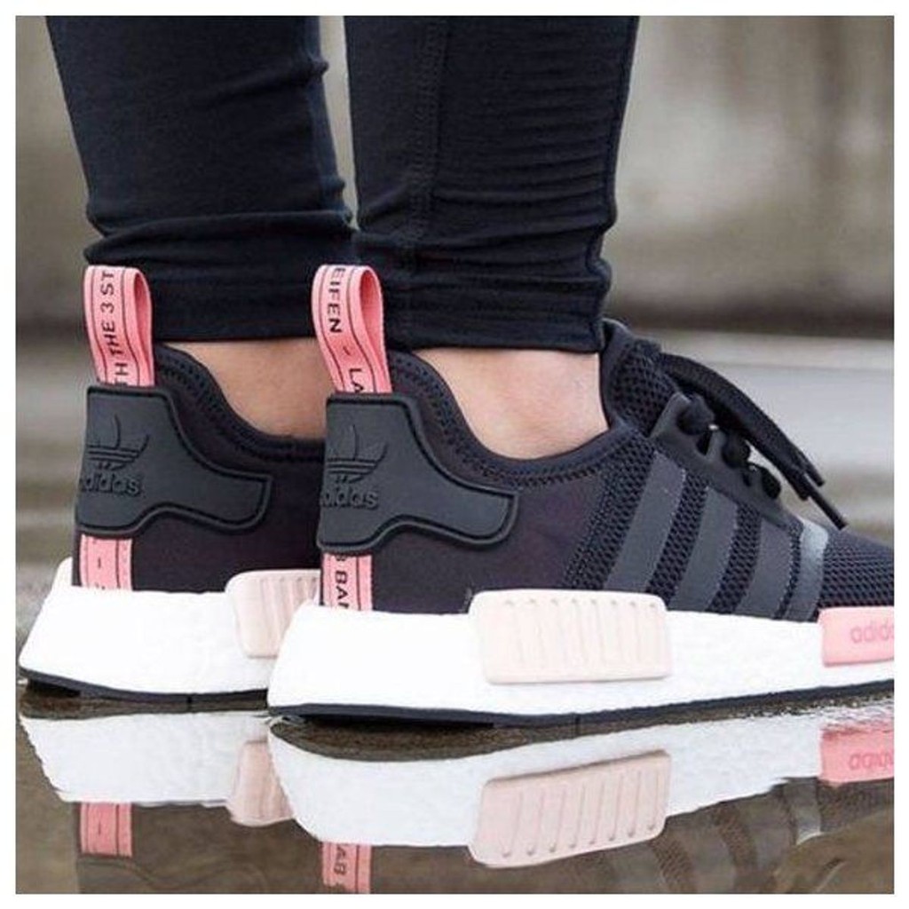 Tenis adidas nmd outlet feminino preto e rosa