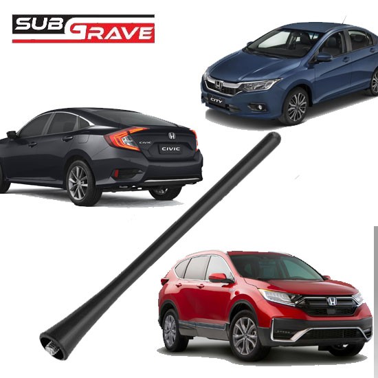 Haste Antena de Teto Mega Flex Lisa HONDA City Civic Fit CRV HRV  Rosca Externa 5mm