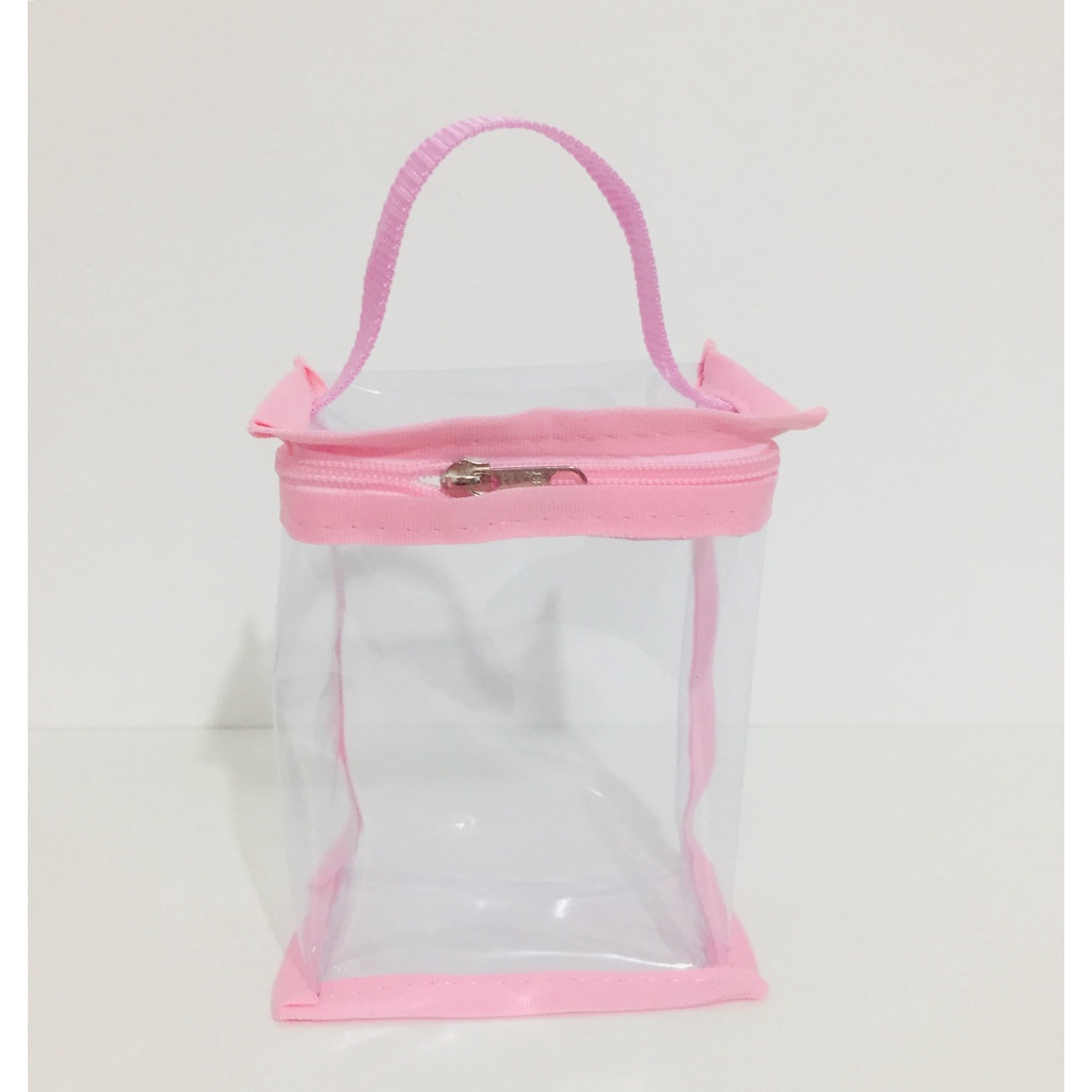 Necessaire Organizadora Multiuso Transparente Pequena - 15x12x7