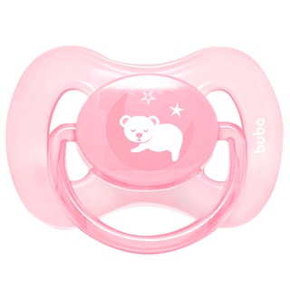 Chupeta Bebê Infantil Criança + 6 Meses Tamanho 2 Bico Simétrico de Silicone BPA Free Comfort Buba
