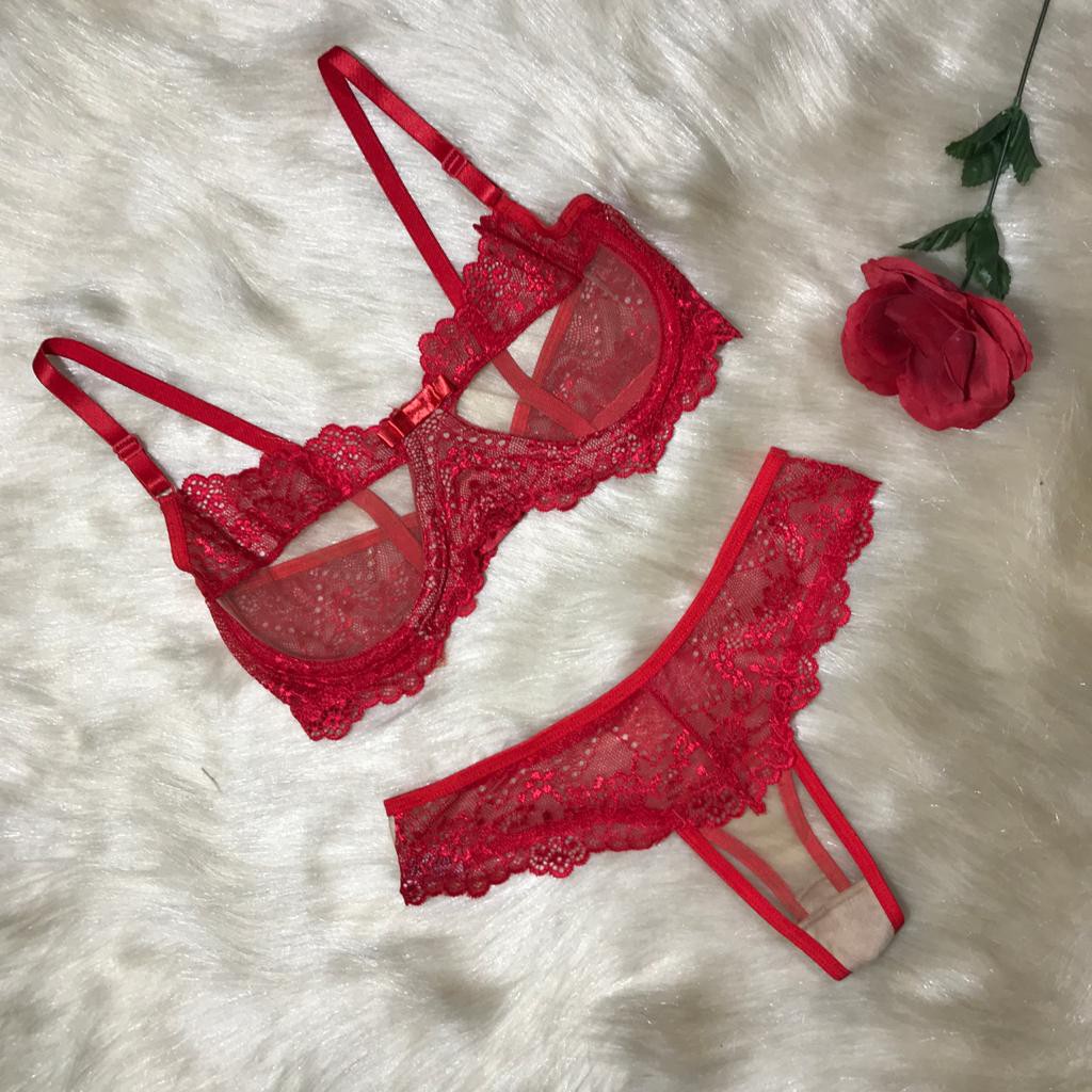 Kit 5 Conjunto Lingeries Sexys Renda Luxo Sensual Lingerie Atacado Revenda Shopee Brasil 4159