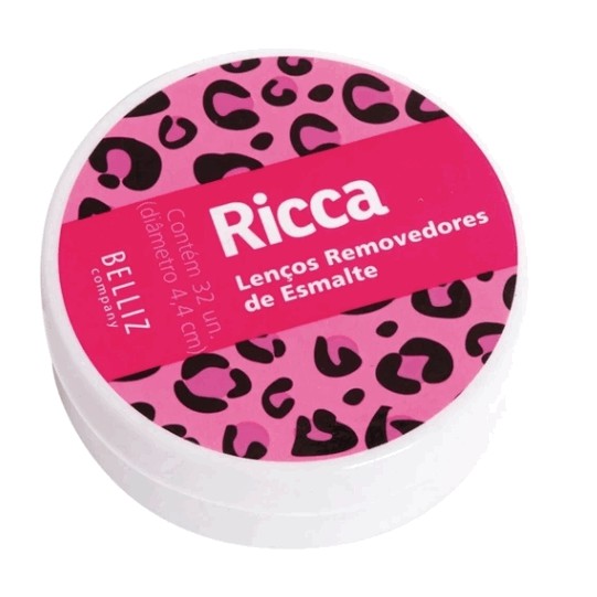 Lenço Removedor De Esmalte Ricca C/32 Ref 3702