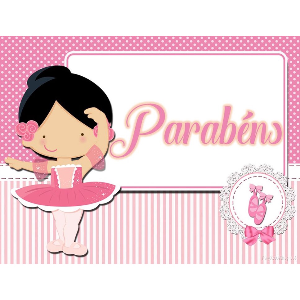 Bailarina Sapatilhas Balé Papel De Arroz Para Bolos A4 #5