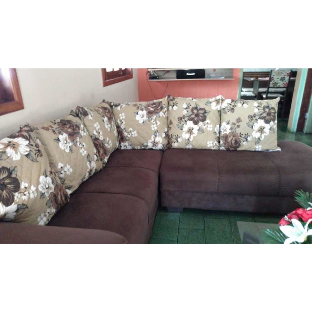 8 capas de almofada sob medida para encosto de sofa de canto (fabricado sob  medida) | Shopee Brasil
