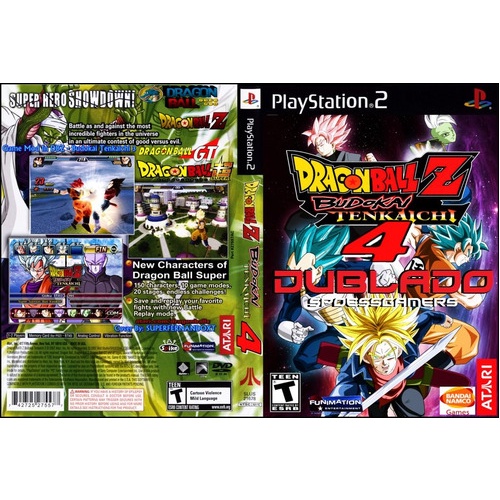 Lot d'anciens jeux pour console Playstation 2, Dragon Ball Z, Budokai Tenkaichi