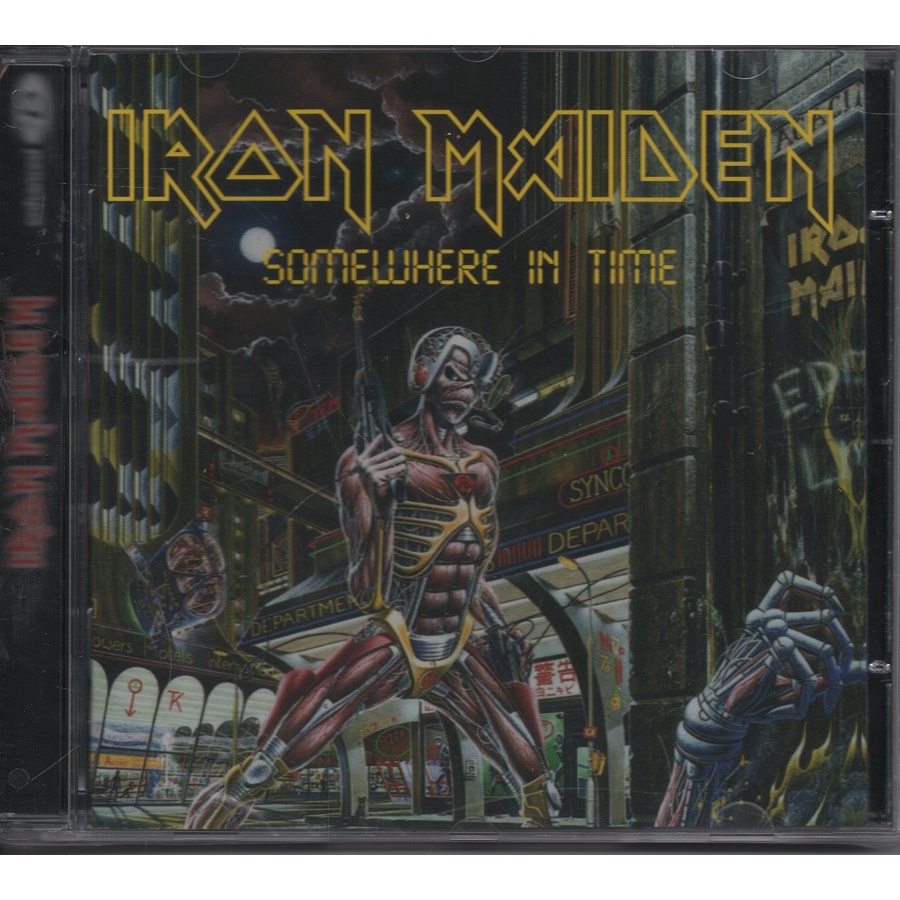 Cd - Iron Maiden - Somewhere In Time - capa acrílico