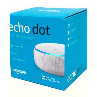 Echo Dot (3ºGeração): Smart Speaker com Alexa - Cor Branca