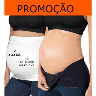Extensor + 2 Faixas Gravida Gestante Gravidez Calça Kit Sos