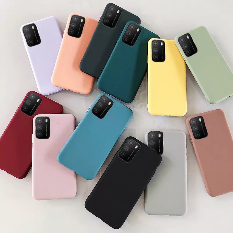 Xiaomi Poco M3 Mi 10T Pro Redmi 9T Capa Doce Cor Slim Fino Macio TPU De Silicone