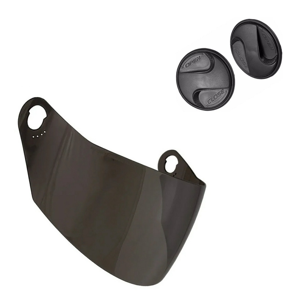 TSF | Viseira Fumê Pro Tork R8 + Reparo Lateral em Oferta na Shopee