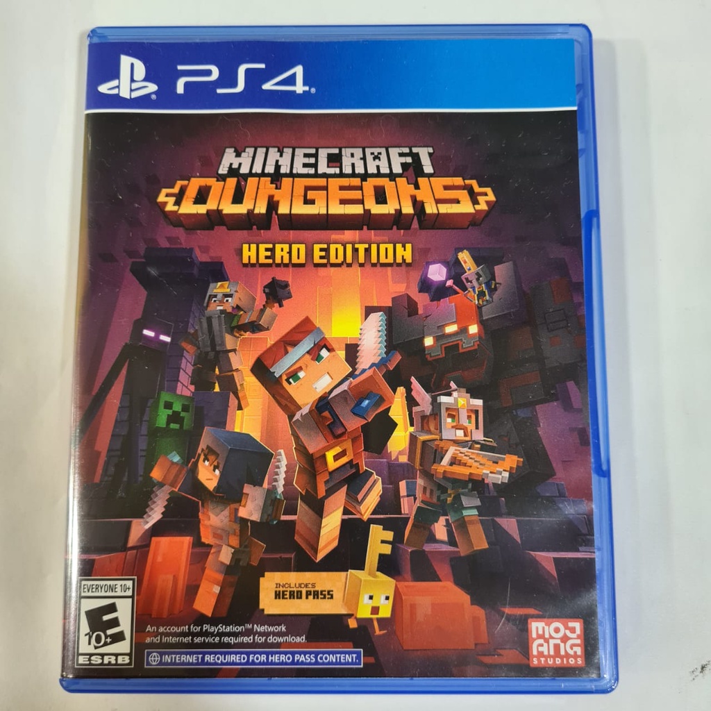 Jogo Game Físico PS4 Minecraft Dungeons Hero Edition Importado -  Praticamente Novo | Shopee Brasil