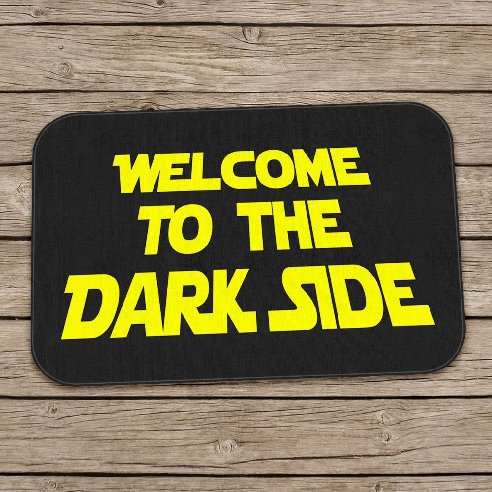 Tapete Decorativo Welcome to the Dark Side 60 x 40 cm em Oferta na Shopee
