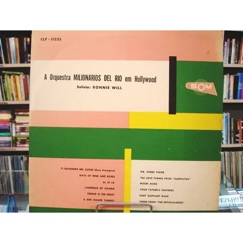 Vinil / Lp - A Orquestra Milionários Del Rio Em Hollywood
