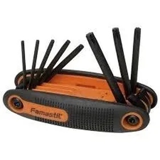 Jogo De Chave Torx Canivete T-9 A T-40 Famastil