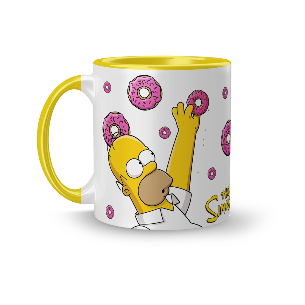 Caneca Personalizada - The Simpsons - Homer Simpson Rosquinha