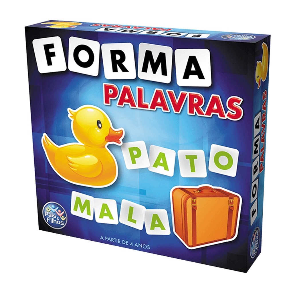 Jogo Pedagogico Alfabeto Letras Formando Palavras Pais E Filhos