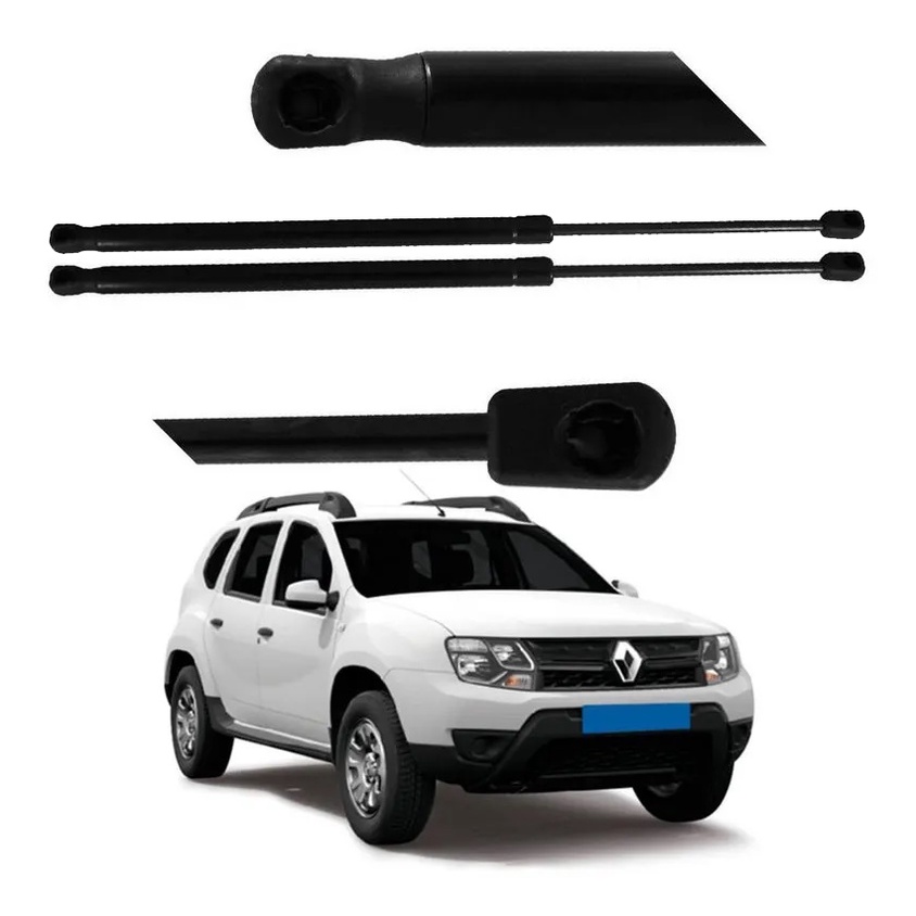 Par Amortecedor Capo Dianteiro Frente Motor Gás Renault Duster 2004 A 2010 em Oferta na Shopee