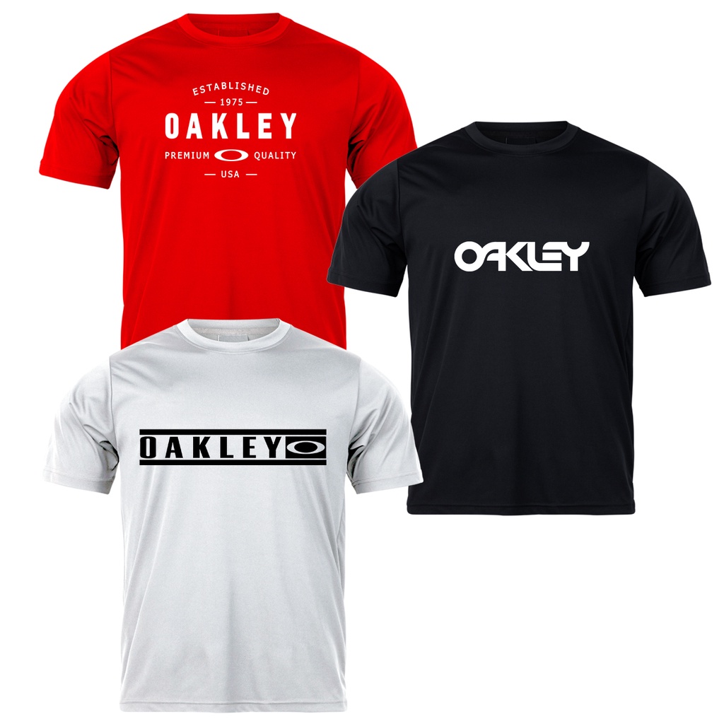 Kit Masculino 03 Camisetas Oakley Otima Qualidade | Shopee Brasil