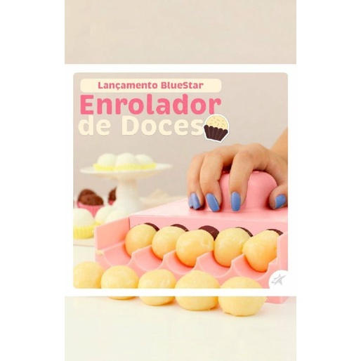 Placa Boleadora Enrolador de brigadeiro 16g BLUESTAR fábrica de brigadeiro e doces