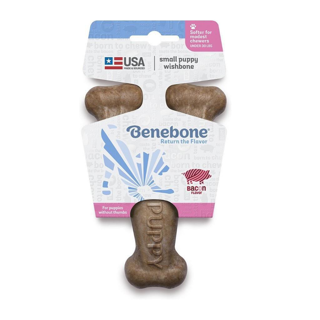 Benebone Wishbone Puppy Bacon - Pequeno