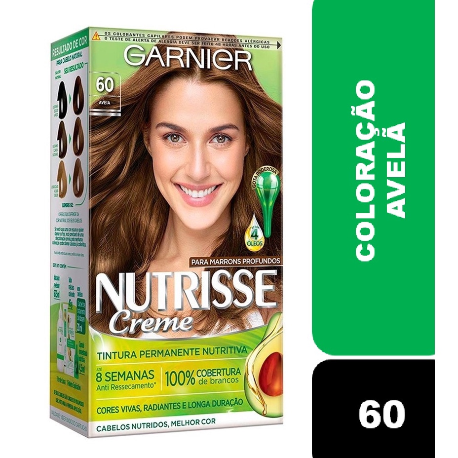 Coloração Nutrisse Garnier 60 Avelã