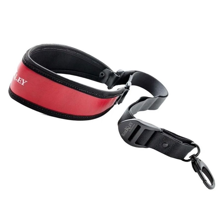 Correia Para Sax Saxofone - Alto ou Tenor - Soft Barkley Vermelha